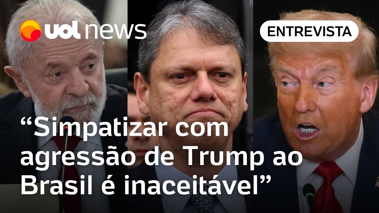 Brasil é vítima de agressão inqualificável Tarcísio simpatizar com Trump é inaceitável | Ricupero
