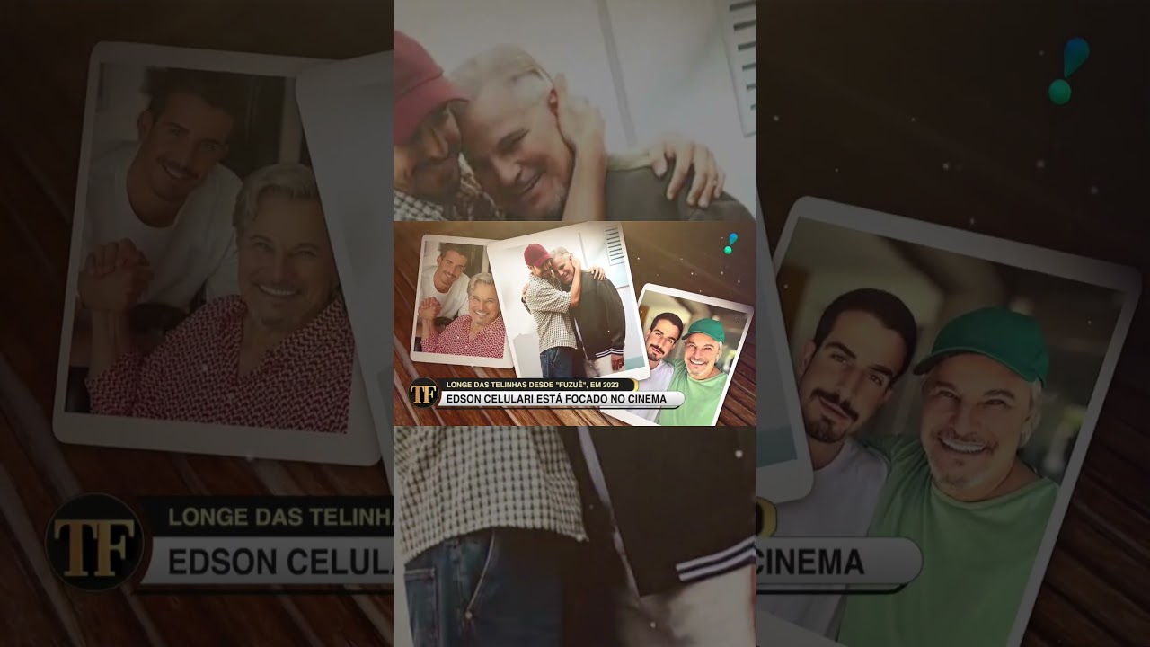 Cinema em família? Edson Celulari revela parceria inédita com o filho