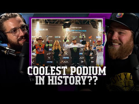 BEST PODIUM EVER?! Jase, Sam and Jack discuss 450 Main Event podium