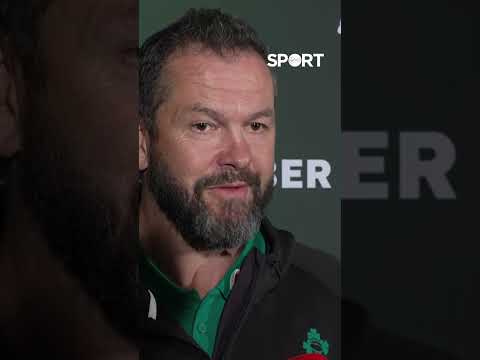Ireland head coach Andy Farrell ahead of Ireland v New Zealand