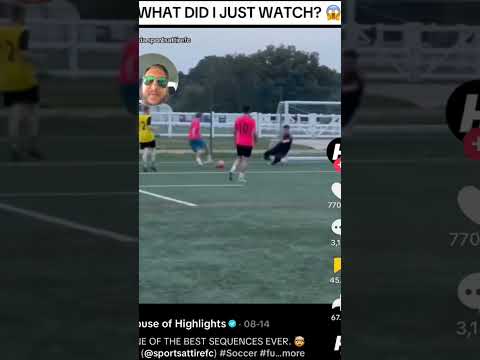 What did I just see? #shorts #soccer #soccerplayer #soccershorts