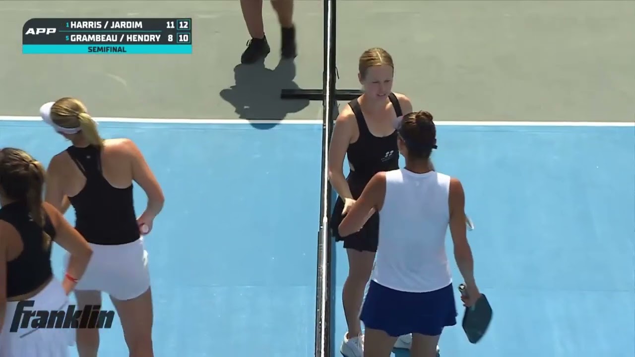 Harris/Jardim v Grambeau/Hendry | Match Point | APP Tour | Women's Pro Doubles | Pickleball