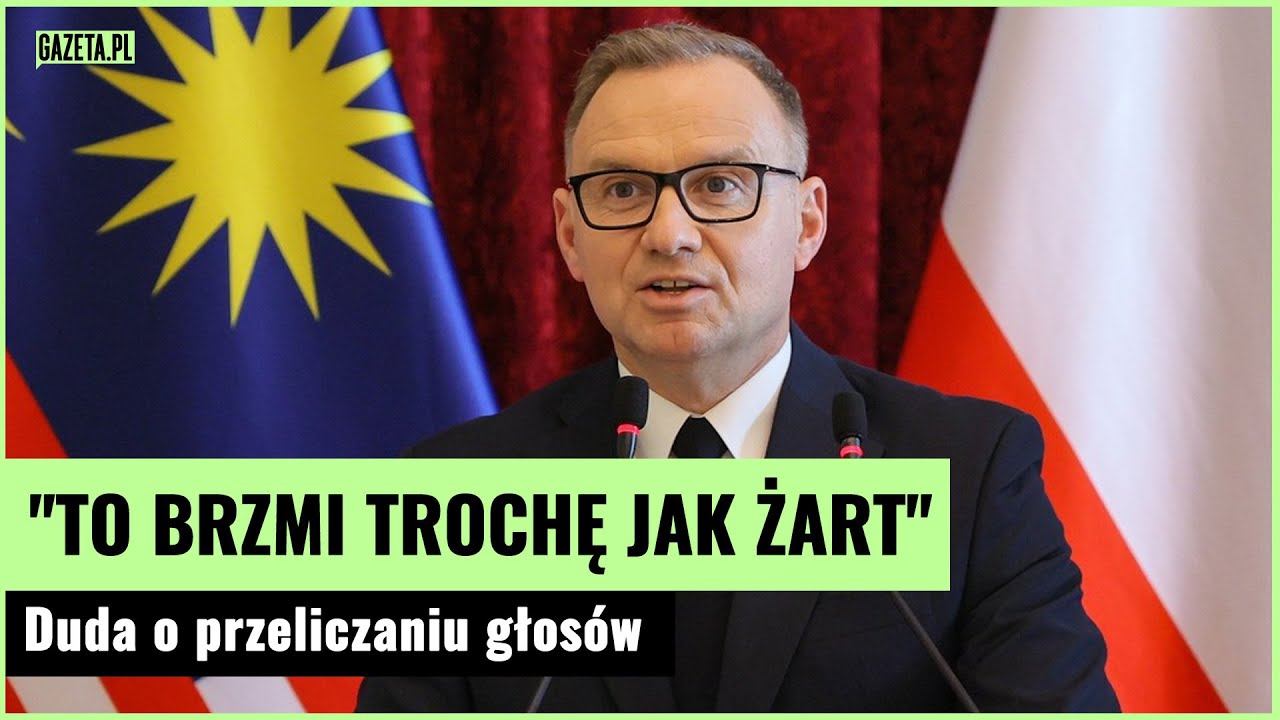 Duda: Zwracam uwagę moim rodakom, aby bacznie przyglądali się tej sytuacji | Gazeta.pl