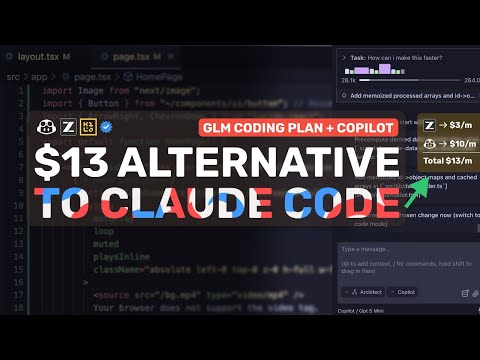 $3 GLM Coding Plan + $10 Copilot: $13 is ALL YOU NEED to have a SOTA AI Coder! Bye Claude Code!