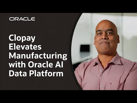 How Clopay Drives Manufacturing Success with Oracle AI Data Platform