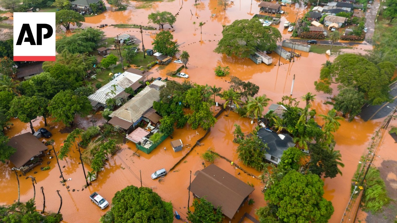 Over 5,500 told to evacuate flooding in Hawaii