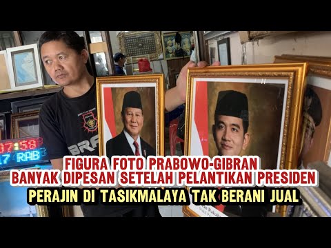 Figura Foto Prabowo-Gibran Banyak Dipesan, Perajin di Tasikmalaya Tak Berani Jual