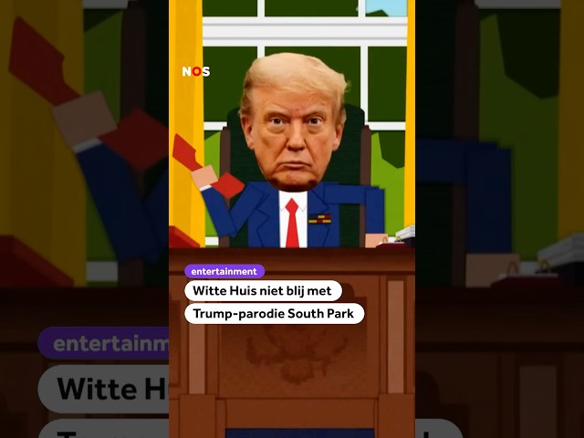 Witte Huis niet blij met Trump-parodie South Park