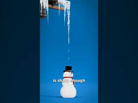 How An Icicle Becomes A Weapon #amazingfacts #factsinenglish  #sciencefacts #3danimation #experiment