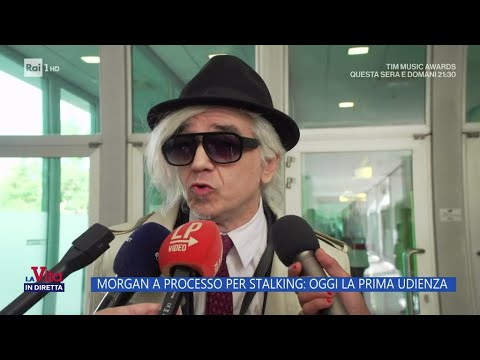 Morgan, il processo per stalking: "La vittima sono io" - La Vita in diretta 13/09/2024