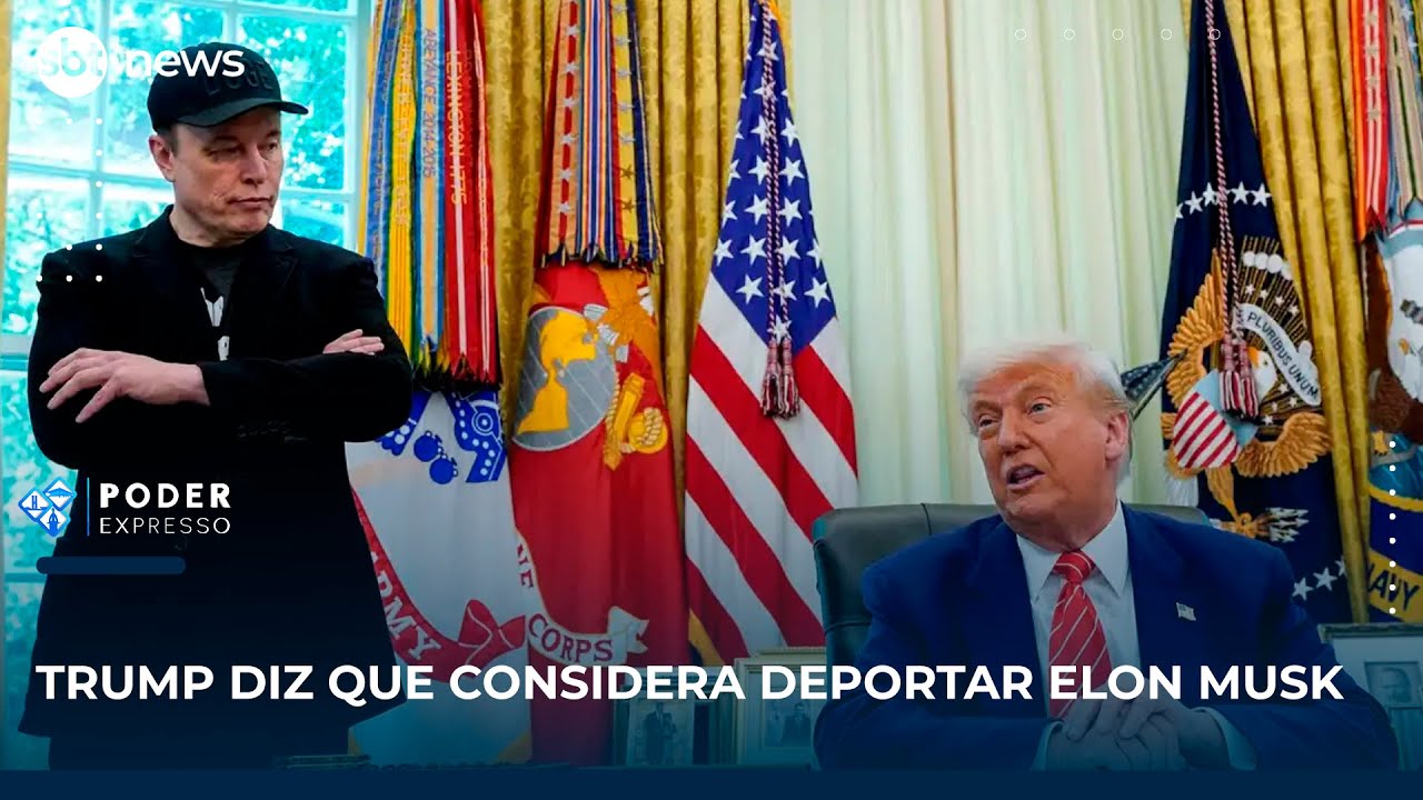 Trump diz que considera deportar Elon Musk | SBT News