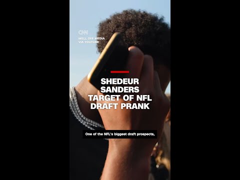 Shedeur Sanders target of NFL draft prank call