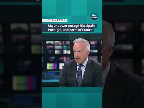 Major power outage hits Spain, Portugal, and parts of France | ITV News  #itvnews