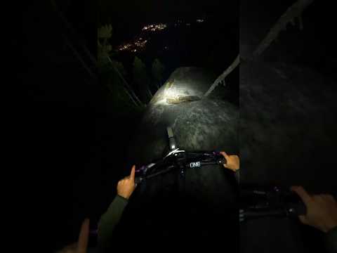 Don’t do try this at home. #mountainbiking #nightriding