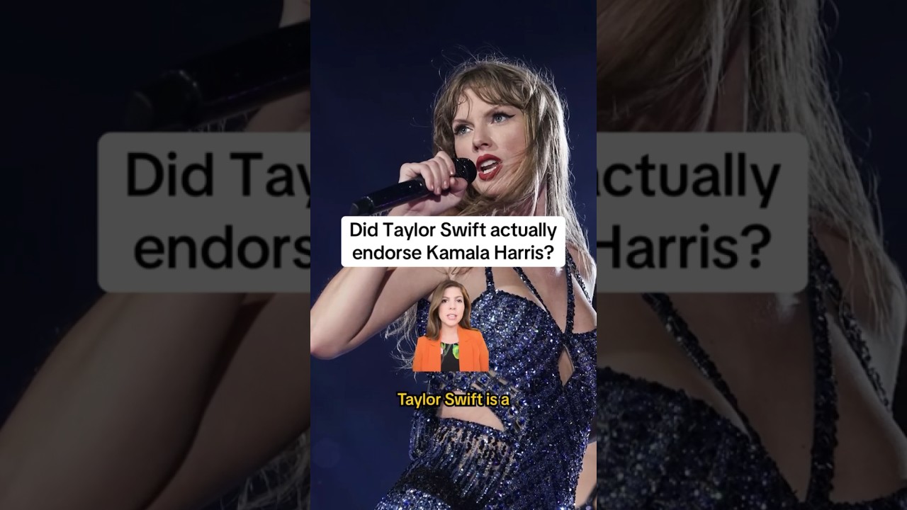 Did Taylor Swift actually endorse Kamala Harris?