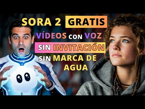 CREA VÍDEOS con VOZ GRATIS con SORA 2 - TRUCO PROMPT SORA 2 y VEO 3 - ¿Mejor que GROK y VEO 3?