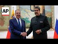 Russian FM visits Caracas, reaffirms support of Venezuela President Nicolás Maduro