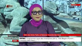 focus société | Mort des frères Fallou et Babacar : le poids des maux - 04 novembre 2025