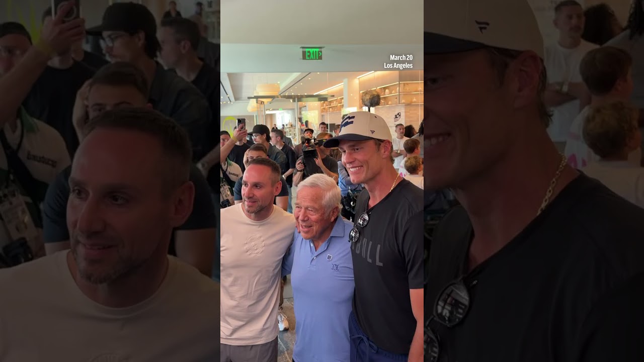 Robert Kraft and Michael Rubin support as Tom Brady gears up to return to the field