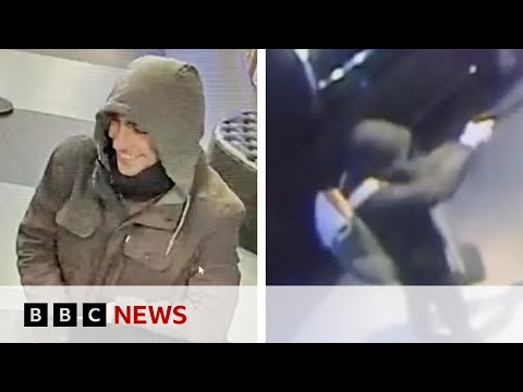 New photos released as New York police hunt insurance boss killer | BBC News