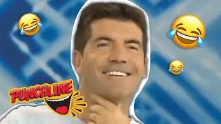 SIMON COWELL Can't STOP Laughing FUNNIEST X Factor Auditions EVER