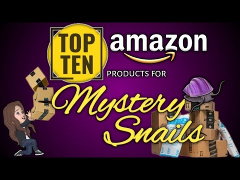 Top 10 Amazon Products for Mystery Snails Hello my Snaily Friends!
In this video we go over my top 10 favorite products to buy off Amazon.com 