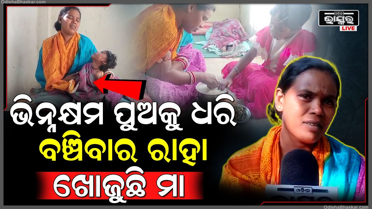 ପଖାଳ କଂସାରେ ବିତୁଛି ଜୀବନ... ପେଟର ଭୋକ ପାଇଁ ଦୁଃଖ ନଇରେ ତିନି ତିନୋଟି ଜୀବନ ।