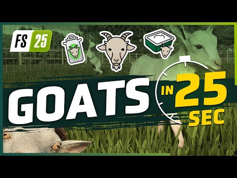 Goats in 25 Seconds FS25 v1.0.0.0