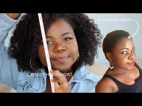 4 YEARS NATURAL HAIR JOURNEY + LENGTH CHECK!