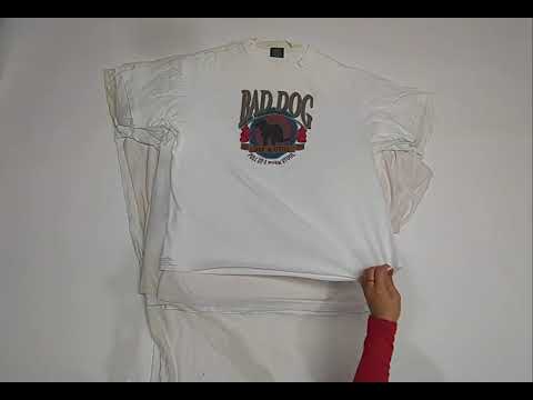 Vintage Dirty White Single Stitch Tees Master Video Wholesale at Tiedemann Globe