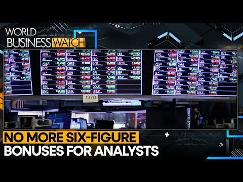 Wall Street Analysts' Pay Drops To 30% | World Business Watch | WION