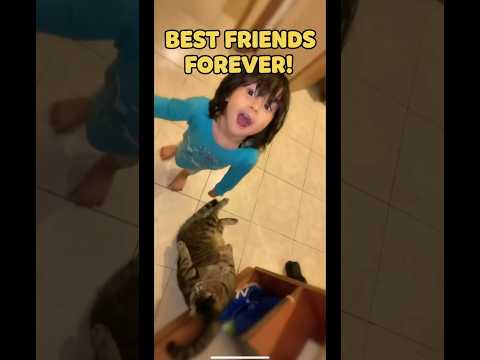 Baby and Cat Are Best Friends Forever! 😻 Adorable Moments #baby #cat #pets #cute #bestfriends