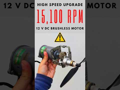 Insane High RPM Gear Hack for DC Motors  💥 Wait For The Results !!!