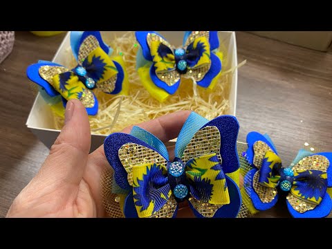 НЕЙМОВІРНО КРАСИВІ🦋🇺🇦БАНТИКИ СВОЇМИ РУКАМИ