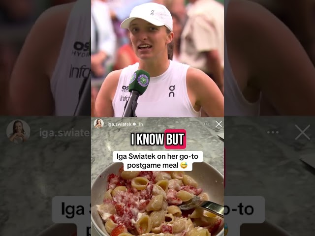 You trying this? 👀(📸 Iga Swiatek/IG)