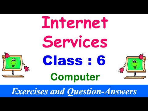 Internet Services | Lesson EXERCISES | Class – 6 Computer | Question and Answers | Python Quiz