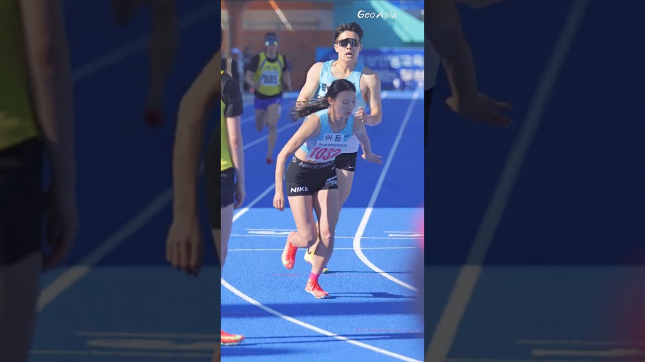 주 종목이 아닌 릴레이 경기가 낯선!! 권민주(국립경국대) #athletics #권민주 #여자육상 #trackandfield #sportstar #shorts