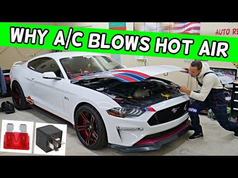 WHY AC BLOWS HOT WARM AIR FORD MUSTANG 2015 2016 2017 2018 2019 2020 2021 2022 2023