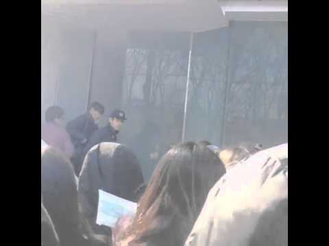 Baekhyun was mad at fans in front of SM building
