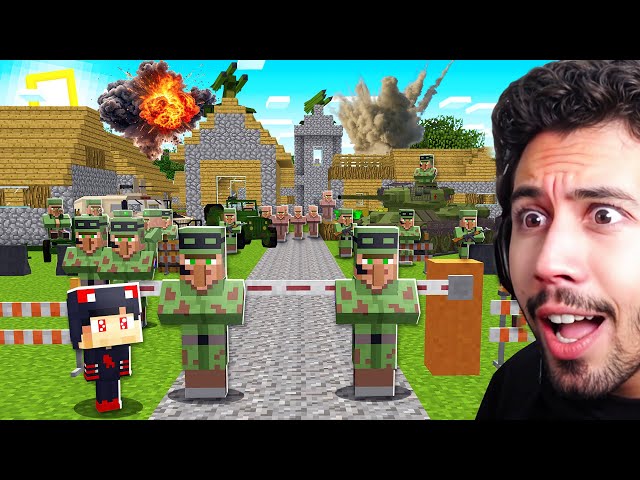 اكتشفنا قاعدة عسكرية غريبة للقرويين في قرية ماين كرافت !!؟