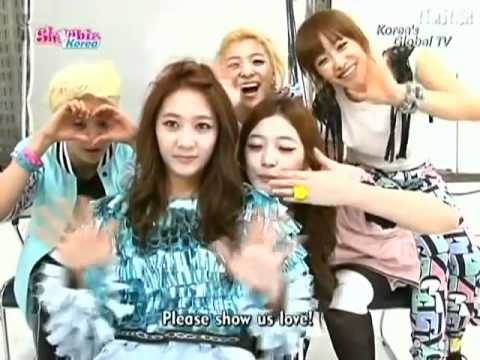 110505 Arirang TV Showbiz Korea - f(x)'s Pinocchio Album Cover + MV Shoot BTS
