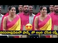 Jabardasth anchor Rashmi Gautham spotted at Narasraopet