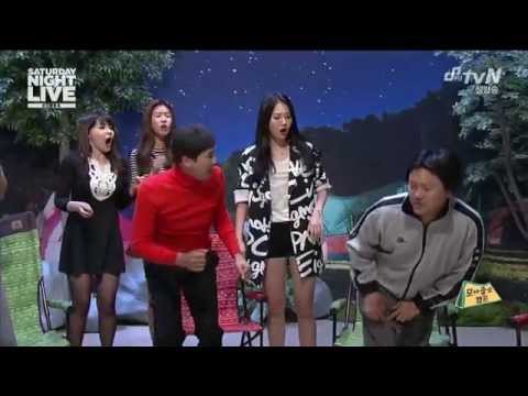 유라 Yura 이새끼오줌쌌어 141011 걸스데이 SNLKOREA ep.28 Girl's Day Live