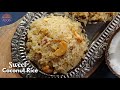సరికొత్త రెసిపీ తీపి కొబ్బరి అన్నం | Sweet Coconut Rice | Bellam kobbarannam Recipe | @Vismai Food