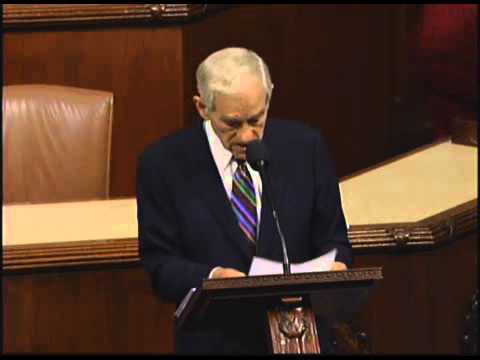 Congressman Ron Paul's Farewell Speech to Congress