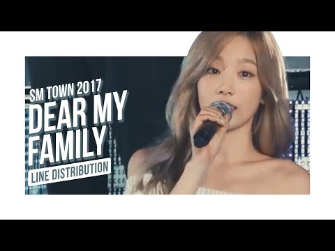 SM Town - Dear My Family (2017 Ver.) (Line Distribution)