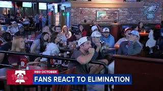 Phillies fans heartbroken after team eliminated from playoffs