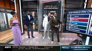 FIRST TAKE | "Colts top spot, Chiefs vault up to No 2" - Stephen's A-List Top NFL Teams after Week 7