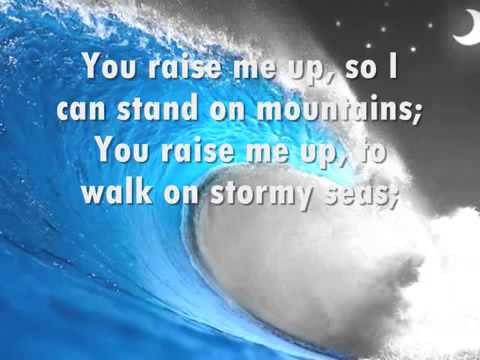 Josh Groban You Raise Me Up with lyrics - YouTube