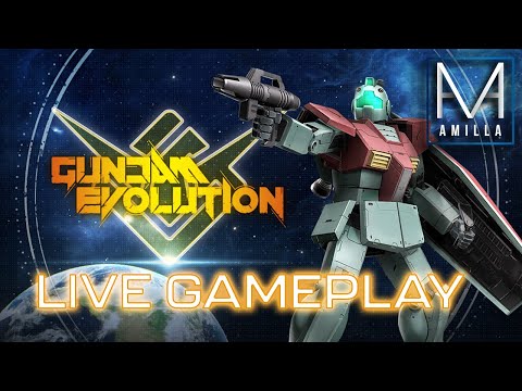 Gundam Evolution - LIVE GAMEPLAY - First Day Jitters!